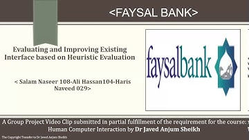 #FaysakBank: Evaluating & Improving Existing Interface based on Heuristic Evaluation
