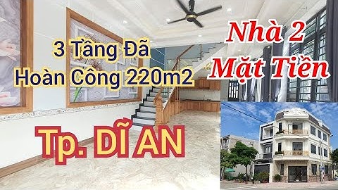 Bán nhà thành phố Dĩ An với vị trí hai mặt tiền, thiết kế sang kiểu tân Cổ Điển, nội thất cao cấp
