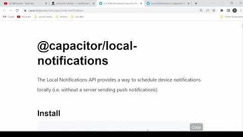 Ionic 6 capacitor Local Notifications