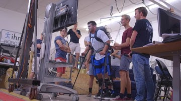 Exoskeleton training using Wii Balance Board