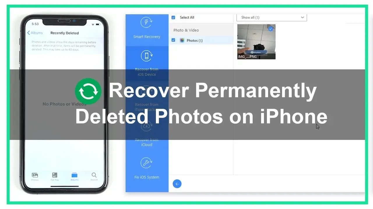 Come Recuperare le foto eliminate definitivamente da iPhone senza backup