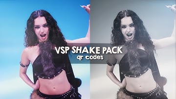 VIDEOSTAR SHAKE PACK | QR CODES FOR EDITORS ( VSP )