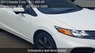 2015 Honda Civic EX 2dr Coupe CVT for sale in Patchogue NY