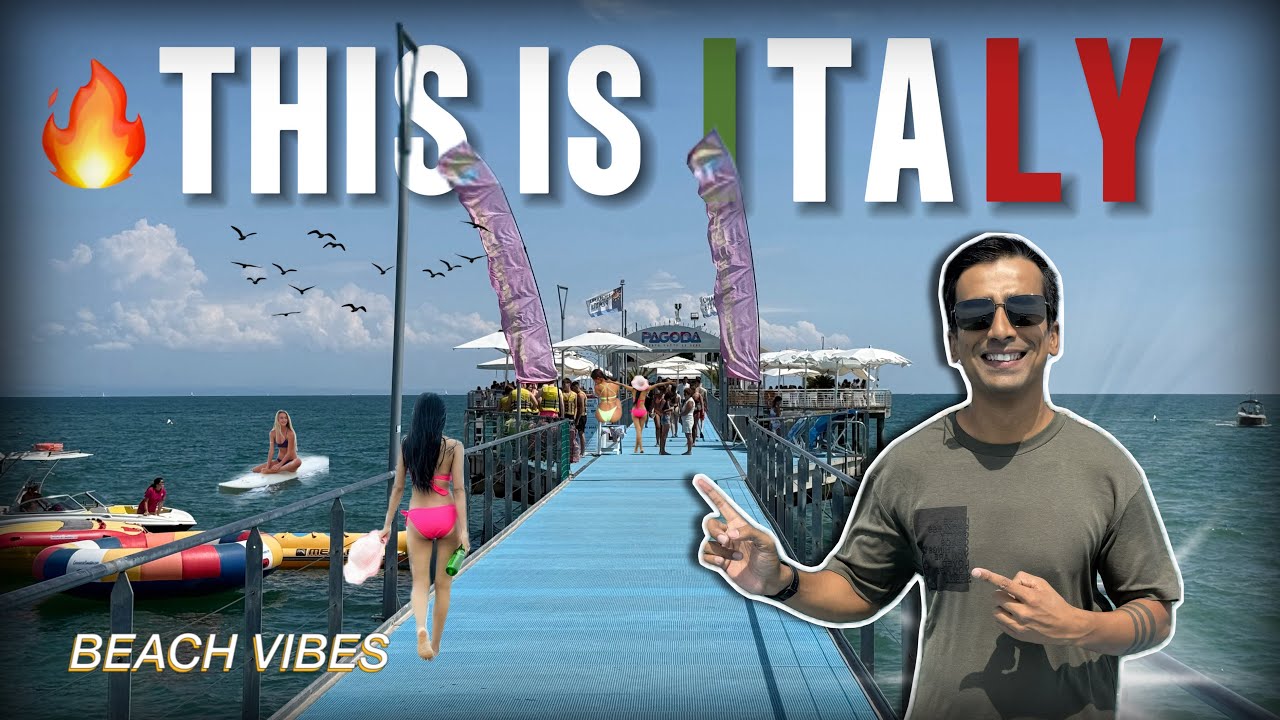 This is Italy 🇮🇹 || Beach town in Italy  ⛱️ 🌊👙🏊 || VLOG 58