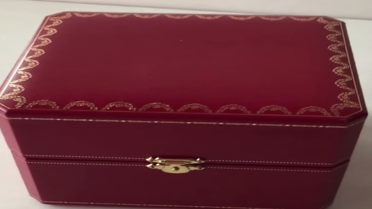 cartier red jewelry box