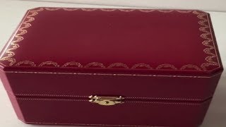 cartier empty box