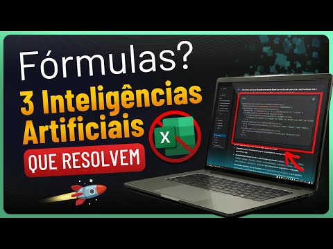 3 IAs que CRIAM FÓRMULAS no Excel AUTOMATICAMENTE!