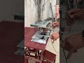 DIY Mini Table Saw Machine for Metal Cutting