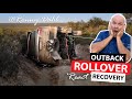 Reacts ronny dahls 4x4 roll over recovery in outback australia