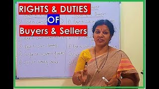 "Rights & Duties of Seller & Buyer" In Law Subject By Dr.Devika Bhatnagar