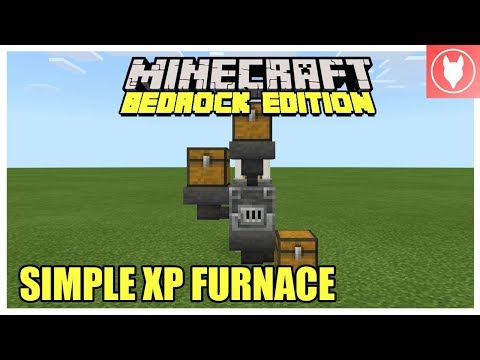 minecraft-bedrock---simple-xp-storage-furnace-(xbox/-mcpe/-windows-10/-switch)