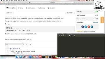 小Q刷Leetcode第38期 507
