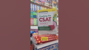Upsc csat book #upsc #csat #ias
