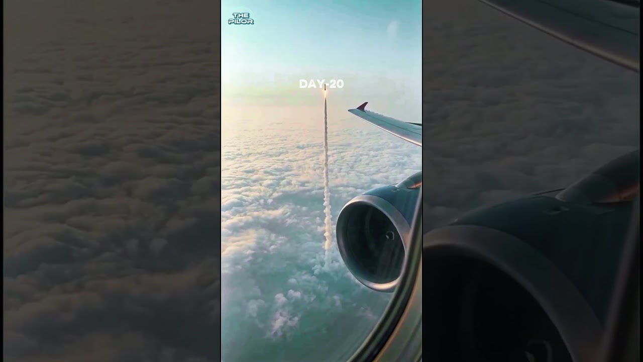 Passenger Captures ROCKET LAUNCH from Plane! 🚀✈️ | Day-20