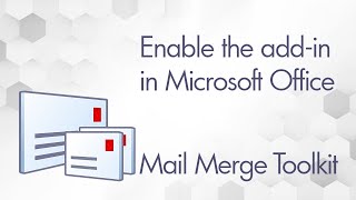 mail merge toolkit outlook