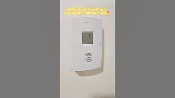 How to change F to C on Honeywell Pro 1000 Thermostat? #thermostat #homemaintenance #honeywell