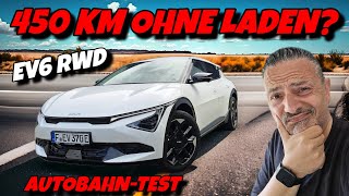 450 km of highway without charging? Kia EV6 Rwd Earth put to the test. #kiaev6 #ev