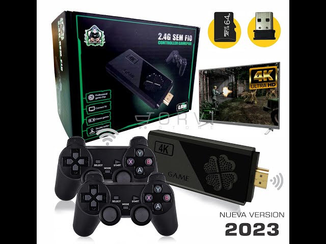 Consola Videojuego Retro Hdmi 4k Game Stick X2 64 gb Inalámbrica – JORVI  STORE