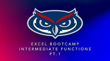 Excel Bootcamp | Module 3 | Intermediate Functions Part 1