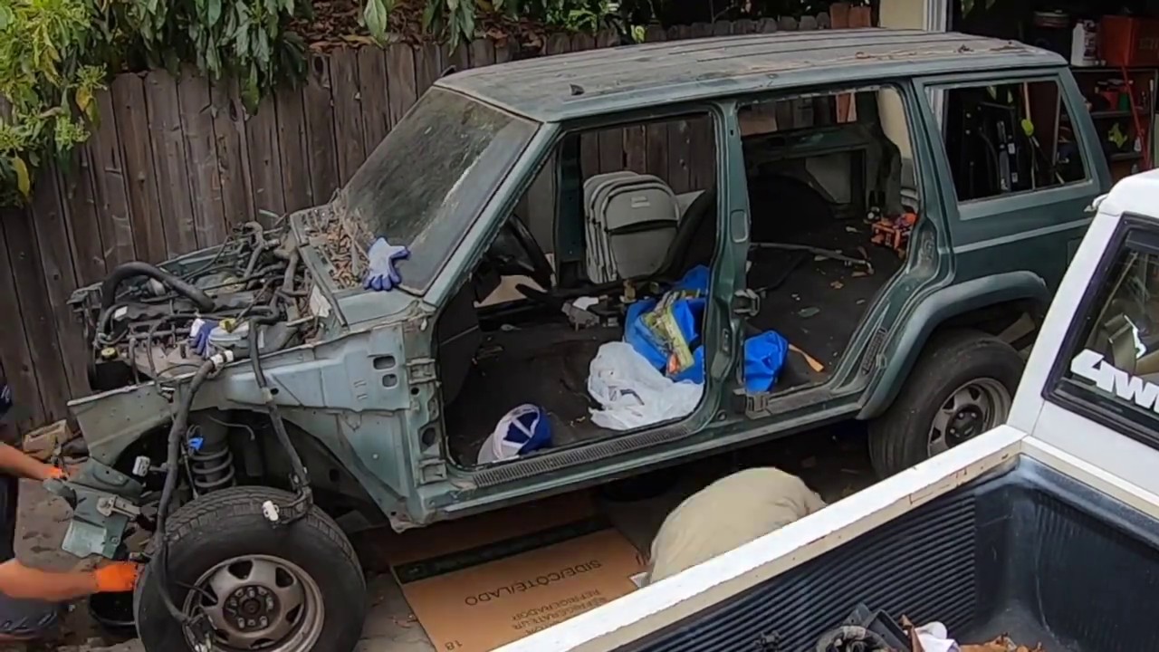 Cherokee XJ Engine Swap & 4x4 Conversion YouTube