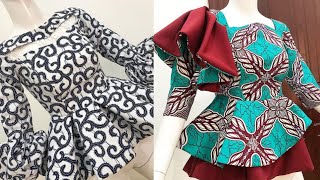 40+ AFRICAN DRESSES: MOST STYLISH AND FLAWLESS African Fashion Ankara Peplum Top Styles for ledies