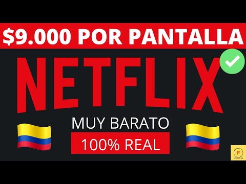 Comprar pantallas de Netflix más barato (2,2 Dólares) $9.000 pesos por pantalla. SIN VPN - LEGAL