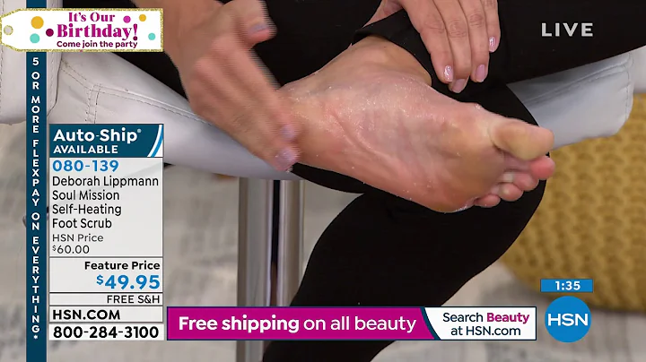 Deborah Lippmann Soul Mission SelfHeating Foot Scr...