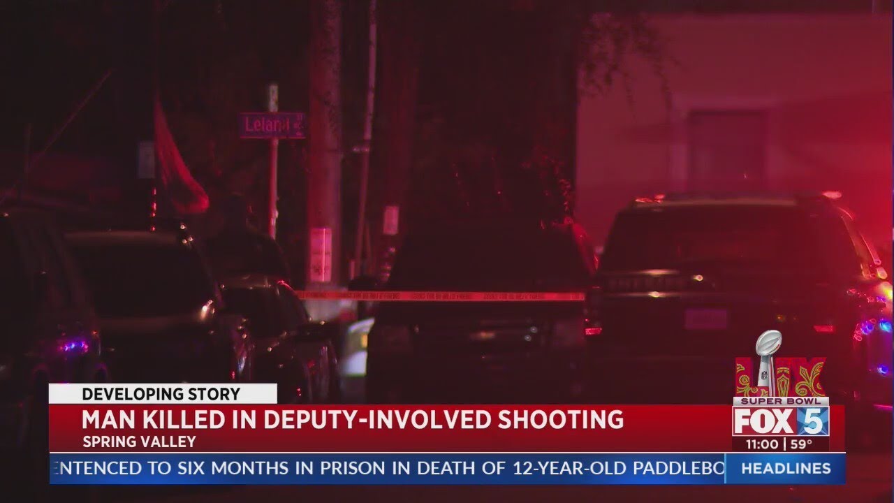 Man killed in deputy-involved shooting - YouTube