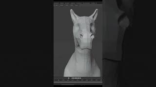 Few minutes Blender - Horse - MetaBall - Sculpt