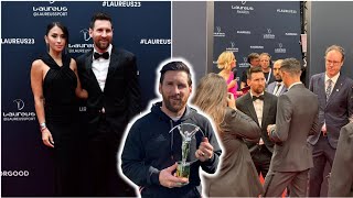 😱 LEO MESSI WINS THE LAUREUS WORLD'S BEST SPORTSMAN AWARD AGAIN-LAUREUS WORLD SPORTS AWARDS #messi