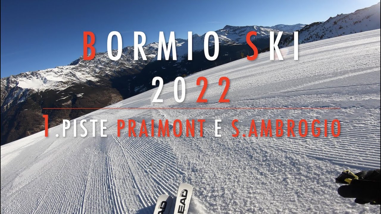 4K 🔴 Bormio Ski 🔴 Day 3 🔴 1. Piste Praimont e S.Ambrogio (rosse) x2 🔴 10.2.2022