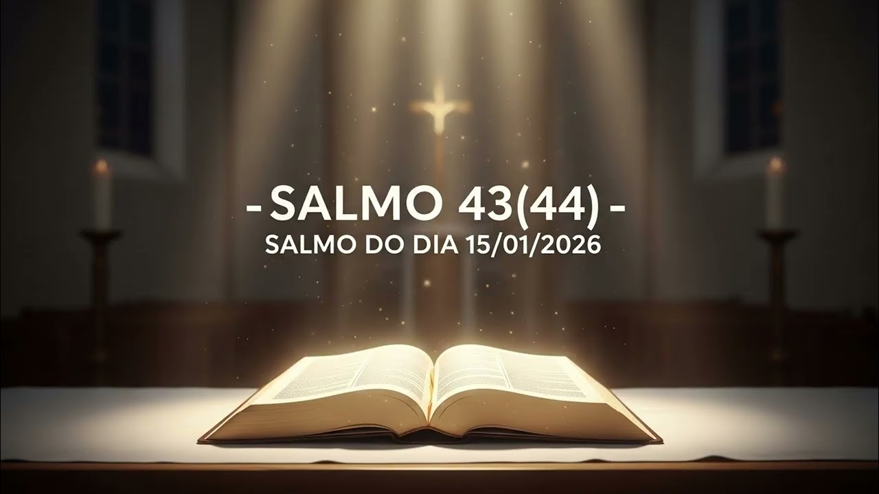 SALMO DIA 15/01/2026 - SALMO 43(44) - Canto Gregoriano!