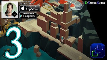 Lara Croft GO Android iOS Walkthrough - Part 3 - The Maze Of Stones