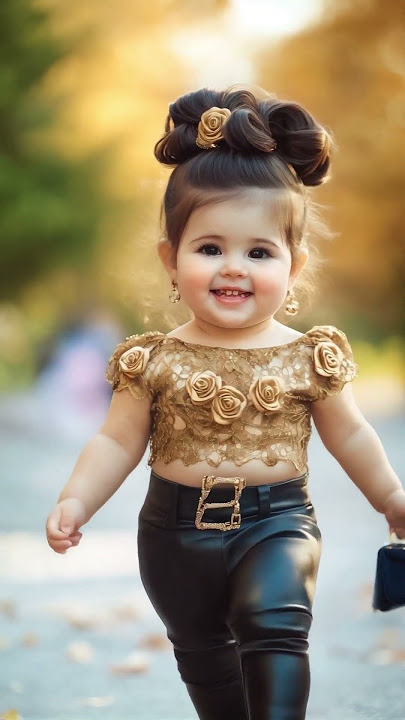 Dress Your Baby Like a Trendsetter #baby #piu #cutebaby #babygirl #ai #cute #fashion #trend
