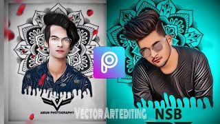 Draw Tool Editing 📸 ll  Vector Art  ll  On Picsart Tutorial ll very simple 😍📸