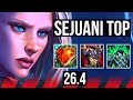 SEJUANI vs FIORA (TOP) | 41K damage | NA Master | 26.4