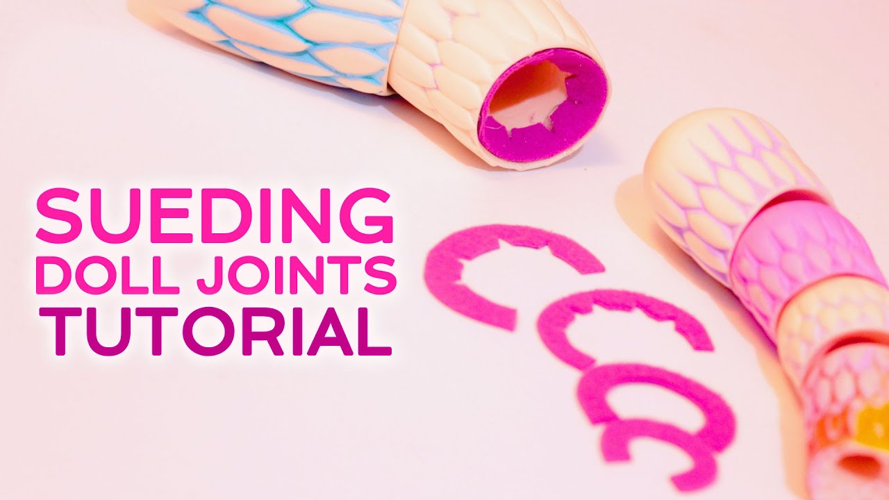 How to Suede Doll Joints
