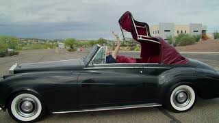 Top Operation of the 1961 Rolls Royce Silver Cloud II H J  Mulliner Drophead Coupe Adaption