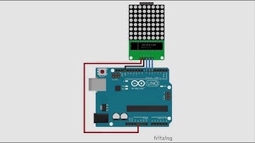 Arduino | Scrolling Text Using MAX7219 8X8 LED Matrix