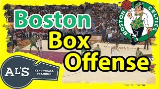 Box Cross Boston Celtics Basketball Play