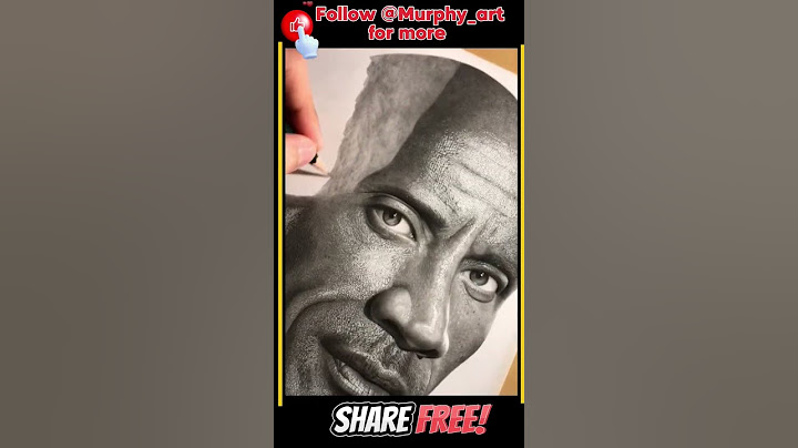 POV: You Spend 16 Months On A Drawing #art #artwork #artist #pencildrawing #therock