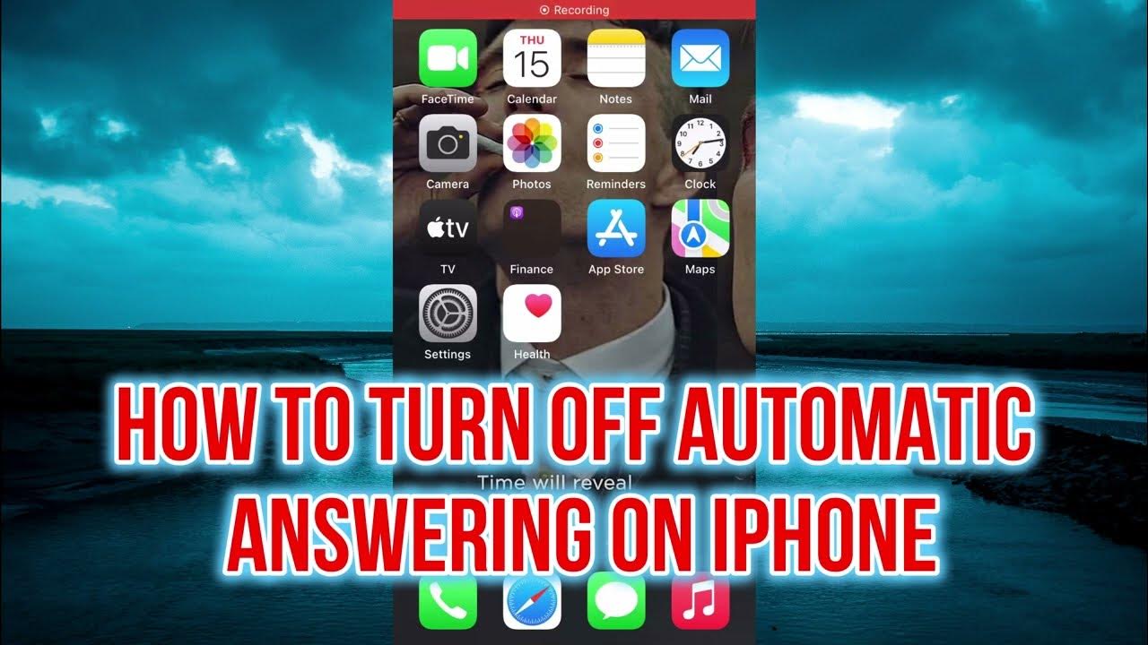 how-to-turn-off-automatic-answering-on-iphone-youtube