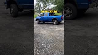 Backing up my pop pops trailer#heavyequipment #dodge #dodgeram