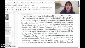 Wit and Wisdom: Lesson 3 (Part 2)