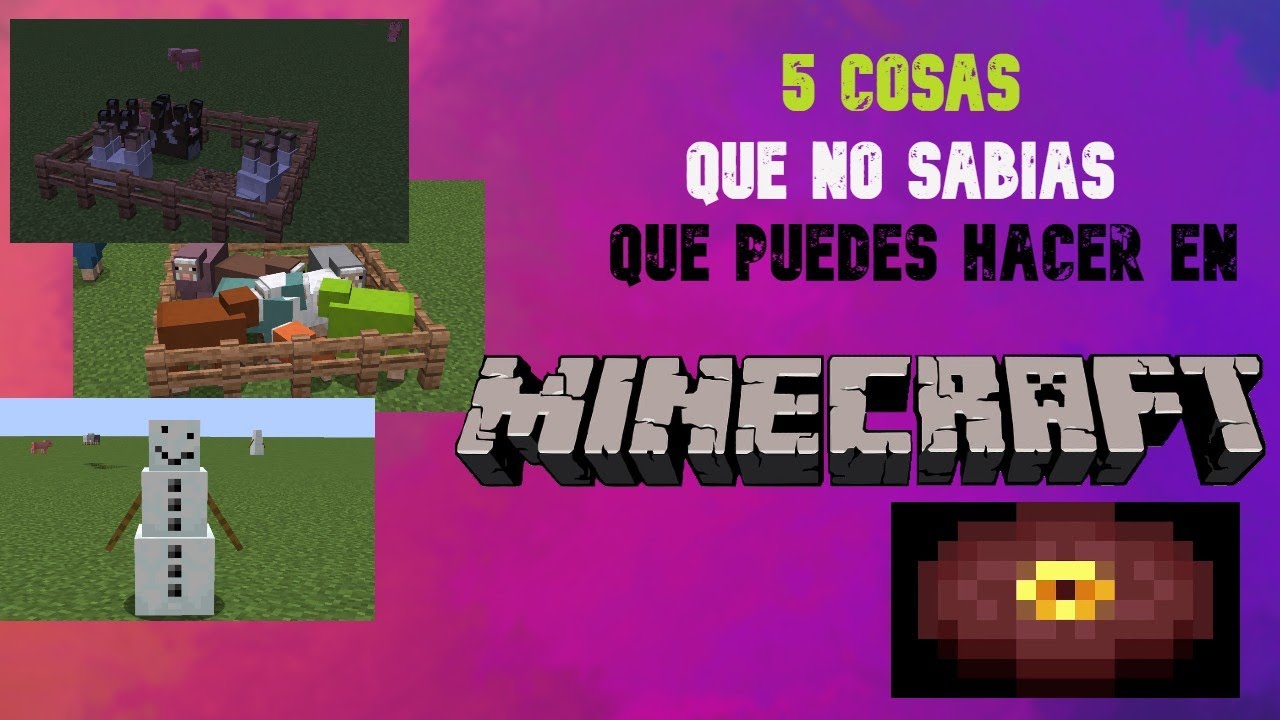 Cosas Que Hacer En Minecraft Survival