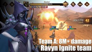 Ravyn Ignite team A 8M+ - Guild Boss - Awaken Chaos Era