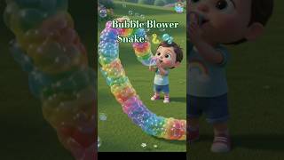 Bubble Blower Snake! 🐍🫧@baby1crylaugh #bubble #blower #snake #cartoon #diy