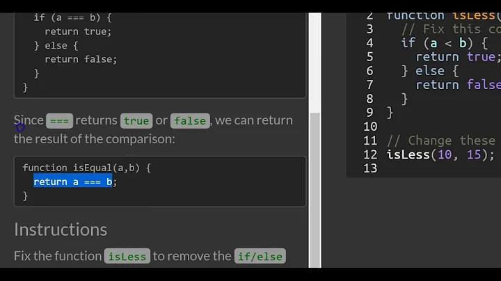 Returning Boolean Values from Functions, freeCodeCamp Basic Javascript