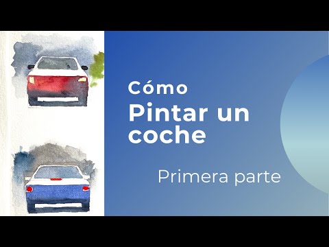 Paisaje urbano, pintar un coche. Primera parte