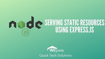 Serving Static Resources Using Express.js | Node.js Tutorial Series